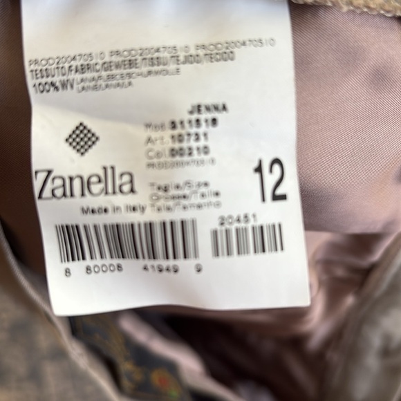 Zanella x Loro Piana Wool Straight Leg Pants 12 - Picture 8 of 9